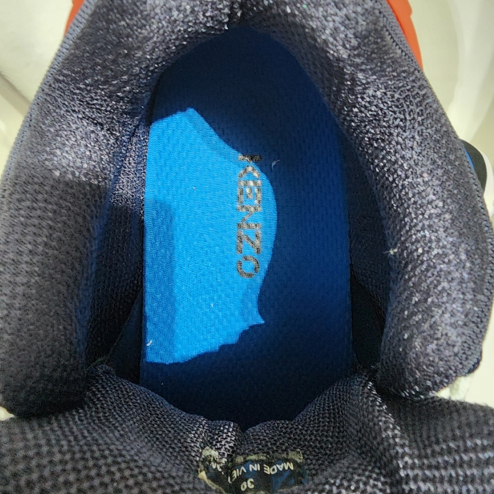 Kenzo Low Top Sneakers Blue Size 39 8.5 - Picture 8 of 14